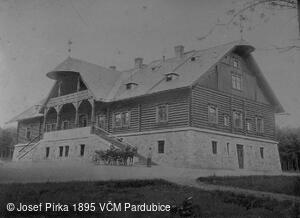 Lovčí zámeček Ráby 1895
