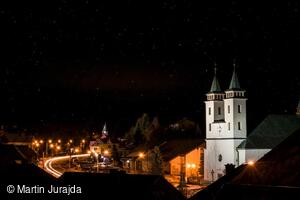 Horní Bečva noc kostel