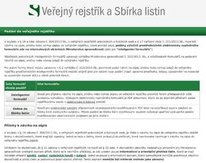 Registrace spolku