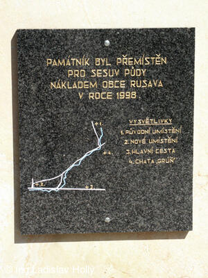 Památník, partizán Slávek Londa, Rusava