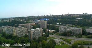 Nová radnice - pohled z vyhlídkové věže, Ostrava