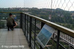 Nová radnice - pohled z vyhlídkové věže, Ostrava