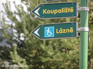 Trasa pro vozíčkáře a různá poutní zastavení