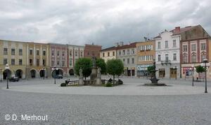 Příbor, náměstí, sousoší