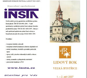Folklorní festival Lidový rok Velká Bystřice