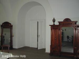 Tovačov, Zámek - interiér - vídeňské křídlo