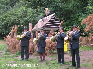 Setkání Jeníčků a Mařenek 2007 - Kvartet lesních rohů Jana Šustra