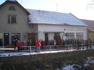 Hodslavice běh Hodslavskými uličkámi