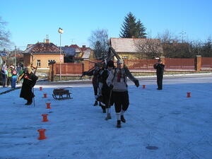 Hodslavice běh Hodslavskými uličkámi