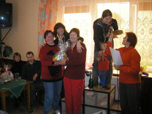 Hodslavice běh Hodslavskými uličkámi