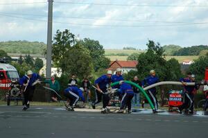 Hasičské závody - požární útok 5.9.2009